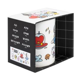ERIK Taza Universtar BT21 330ml Cerámica Apta Microondas y Lavavajillas
