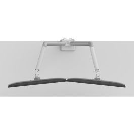Neomounts DS70-250SL2 Soporte de Mesa para 2 Monitores 17-32" con Resorte de Gas 9kg Plata Ajustable Pinza/Atornillado