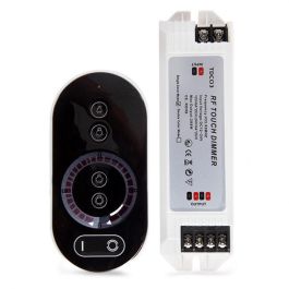 Controlador-Dimmer Táctil para Tira LED Unicolor 12-24VDC 144/288W con Control Remoto RF, Regulación Progresiva y Panel Táctil Completo Precio: 20.50000029. SKU: B1DHY4Q3BT