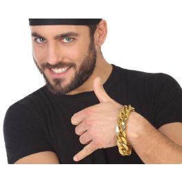 Pulsera Dorada para Disfraces de Hip Hop y Temática Años 90 - Accesorio Adulto Precio: 1.49999949. SKU: B1B6P5JKBL