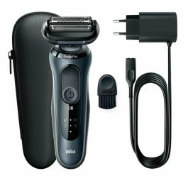 Braun 61-N1000s Afeitadora Eléctrica Serie 6 con Tecnología SensoFlex, Batería de 50 min, Acabado Negro Elegante Precio: 144.59000028. SKU: B1AF9LPEBS