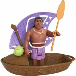 Mattel JBT68 - Pirogue con 3 Sorpresas del Personaje Vaiana 2, Disney Princess