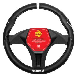 Funda para Volante MOMO MOMLSWC014BWS Negro/Blanco Ø 36 cm Precio: 20.59000009. SKU: B1D67V7CN9