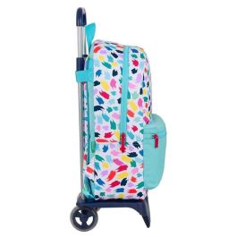 Mochila Escolar con Ruedas Benetton Painting Multicolor Mochila Escolar con Ruedas Benetton Painting Multicolor