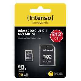 Tarjeta de Memoria Micro SD con Adaptador INTENSO 3423493 512 GB