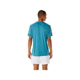 Camiseta de Manga Corta Hombre Asics 2041A136-302 Azul cielo