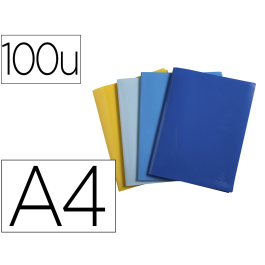 Carpeta Exacompta Escaparate 100 Fundas Din A4 Reciclada Polipropileno Colores Surtidos 5 unidades Precio: 43.79000043. SKU: B1HVRRNSH8