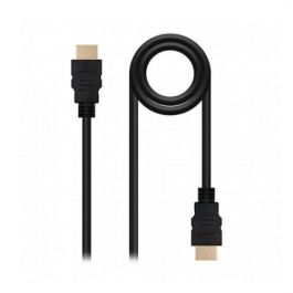 Nanocable 10.15.1701 Cable HDMI 1.4 Macho - Macho 1.5m Negro, 4K 3D Alta Velocidad ARC, Contactos Oro, Dolby True-HD