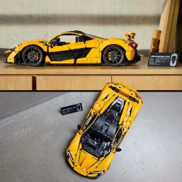 Lego 42172 McLaren P1 - Kit de Modelo de Hiperdeportivo para Adultos Entusiastas de Vehículos