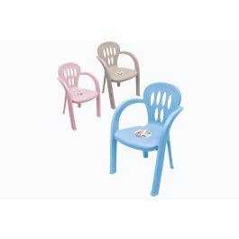 Inde Silla Infantil de Plástico, Múltiples Colores, 36 cm (largo) x 33 cm (ancho) x 51 cm (alto) (12 Unidades)