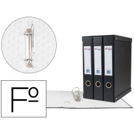 Pardo Módulo Archivador 3 Archivadores de Palanca Folio 2 Anillas 40 mm Negro 350x200x300 mm Precio: 33.4999995. SKU: B1ESE5M7MT