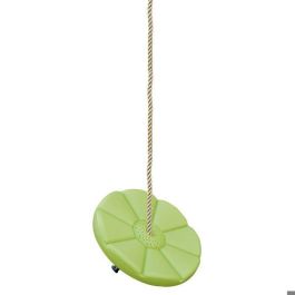 TRIGANO Asiento columpio de plástico ajustable con cuerda de polipropileno para pórticos 1,9 a 2,5 m - Verde Precio: 26.68999971. SKU: B1DG2FV7BP