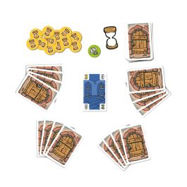 Blue Orange BO16401ML Knock Knock Dungeon Juego de Mesa Cooperativo para 1-6 Jugadores a partir de 7 Años