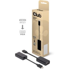 Club 3D Adaptador USB-C 3.1 a VGA Activo