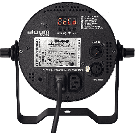 Algamlight Foco Proyector Led PAR 7x10W RGBW 4-en-1 Slim 70W con DMX y Control IR, Ángulo 60°, Aluminio