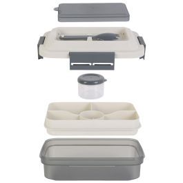 Cook Concept Fiambrera Con Compartimentos Y Tenedor 1.2L Rectangular Apta Microondas