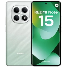 Xiaomi Redmi Note 15 Smartphone 8GB RAM 128GB, Pantalla AMOLED 6.77" 120Hz, Cámara 108MP, Batería 6000mAh, 33W Carga Rápida, IP64, Color Verde - Versión Global Precio: 224.4999999. SKU: B1CWMLTYVZ