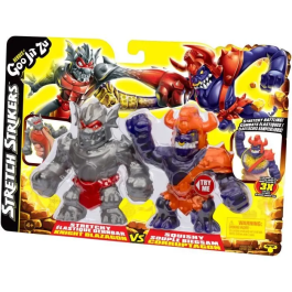 Strikers Blaz vs Corr Figura Duo 11cm Goo Jit Zu - Lucha Épica con Armadura de Guerrero HER0630996427903