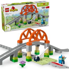 Lego DUPLO 10426 Set de Expansión My Town: Vías de Tren y Puente para Aprendizaje Temprano