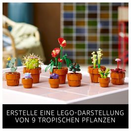 LEGO Icons 10329 Plantas Diminutas Set de Construcción Ornamental para Adultos