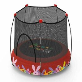 Ociotrends Trampolín Hinchable con Red para Niños - 120 cm Diámetro x 35 cm Altura - Plástico Rojo - Edad 3+ Años Precio: 138.5000001. SKU: S2414539
