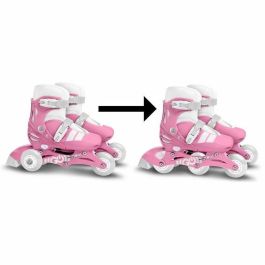 Stamp STA3496271873011 Patines en línea Skids Control 2 en 1, 3 Ruedas, Talla 27-30, Rosa