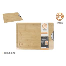 Tabla de cortar bambú con asas 50x35 cm - Masterchef (6 Unidades) Precio: 54.79000032. SKU: B1GMETRCFL