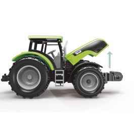 Tachan Tractor Verde con Remolque 1:32 T0105 Fricción, Luz y Sonido para Niños +3 Años