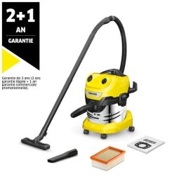 Karcher WD 4 PS V-20/5/22 Aspirador en seco y húmedo con depósito de acero inoxidable de 20 L y 1000W Precio: 159.99655518. SKU: B1BQCAEBXE