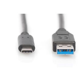 DIGITUS Cable USB 3.0 Tipo C a USB A Macho/Macho 1m Negro