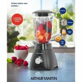 Arthur Martin Batidora de Vaso AMPB40 1.5L 400W 2 Velocidades + Pulso