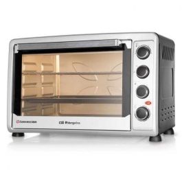 HORNO DE SOBREMESA ORBEGOZO HOT 600 - 2200W - CAPACIDAD 60L - CONVECCION - 4 RESISTENCIAS ACERO INOX - BANDEJA + REJILLA + GANCHO