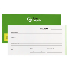 Liderpapel Talonario Recibos 3/fº Apaisado Original con Matriz y 2 Copias Precio: 10.58999986. SKU: B15D3XPHTV