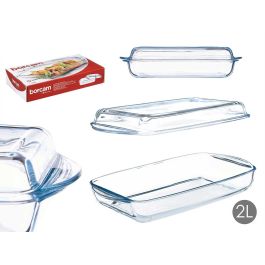 Bandeja Con Tapa Borcam 1950Ml Pasabahce 35X8CM (4 Unidades)