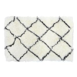 Alfombra DKD Home Decor 120 x 180 x 5 cm Poliéster Blanco Rombos Precio: 94.50000054. SKU: S3045029