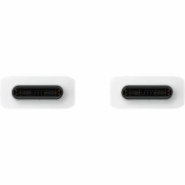 Samsung EP-DX310JWEGEU Cargador Carga y Transmisión de Datos Rápida 60W USB-C Doble 1.8m Blanco