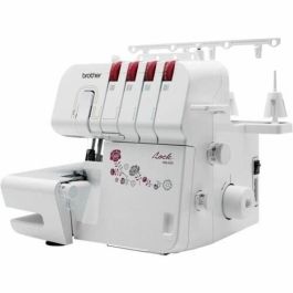 Brother M343D Overlock de 2 Agujas, Brazo Libre, Iluminación LED, Diferencial Ajustable, Roscado Simplificado y Cuchilla Retráctil