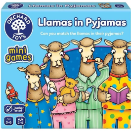 Orchard AUC5011863102515 Llamas in Pyjamas Mini Juego de Viaje Multicolor Talla Única