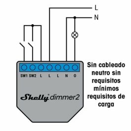 Shelly Módulo switch Wi-Fi BT Dimmer 2
