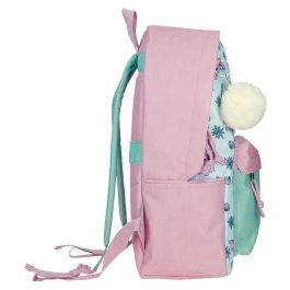 JOUMMA BAGS Mochila Disney Stitch Just Chill 45cm con 2 Bolsillos Laterales y Bolsillo para Botella