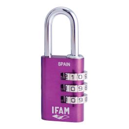 Ifam Candado Combi30 Violeta 30mm Arco ø5mm Combinación Cuerpo Aluminio Arco Acero Cromado Precio: 10.50000006. SKU: S7912181