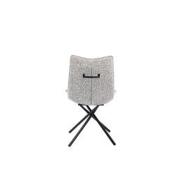 DKD Home Decor Silla Moderno 49.5 x 91 x 54.5 cm (2 Unidades) Poliester Metal