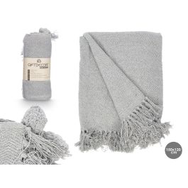 Multiusos Pompon Gris 120X150Cm Giftdecor (12 Unidades) Multiusos Pompon Gris 120X150Cm Giftdecor (12 Unidades)