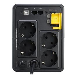 APC BX950MI-GR sistema de alimentación ininterrumpida (UPS) Línea interactiva 0,95 kVA 520 W 4 salidas AC APC BX950MI-GR sistema de alimentación ininterrumpida (UPS) Línea interactiva 0,95 kVA 520 W 4 salidas AC