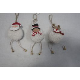 Decoracion Colgante Navidad Tradicional DKD Home Decor Blanco Rojo 3 x 7 x 24 cm (12 Unidades) Precio: 17.5000001. SKU: B1AA98N4AB