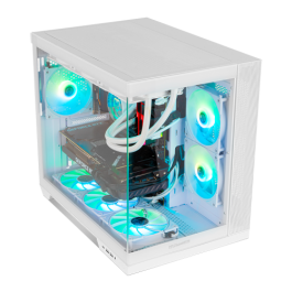 NOX HUMMER ASTRA NEO Caja PC Blanca Frameless USB 3.0 Type-C