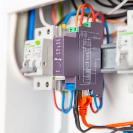 Shelly Pro 2 Relé WLAN LAN 25A 2 Canales 2 Fases BT DIN-Rail