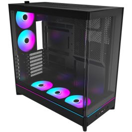 Montech HS02 PRO TG Black Caja de PC Midi Tower con Vidrio Templado y Iluminación Multiluz