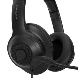Targus AEH102GL Auriculares Alámbrico Diadema Llamadas/Música USB Tipo A Negro