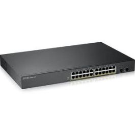 Zyxel GS1900-24HP Switch Gestionado Gigabit Ethernet 24 Puertos 10/100/1000, 1U, Negro - GS190024HPV2-EU0101F